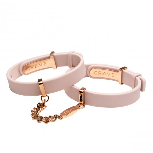Put� na ruky CRAVE - ID CUFFS PINK/ROSE GOLD
