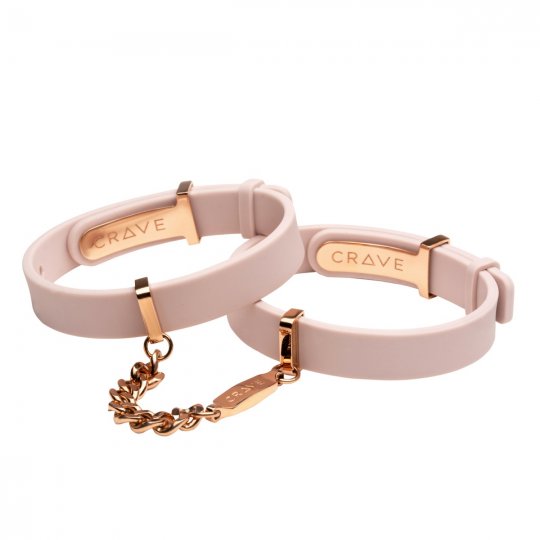 Put� na ruky CRAVE - ID CUFFS PINK/ROSE GOLD