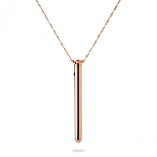 N�hrdeln�k s vibr�torom CRAVE - VESPER 2 ROSE GOLD