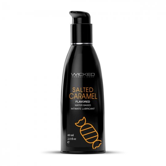 Lubrika�n� g�l WICKED AQUA Salted Caramel Flavored 60 ml