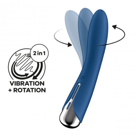 Vibr�tor SATISFYER Spinning Vibe 1 modr�