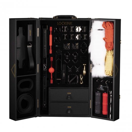 Sada bond�na LOCKINK All-in-1 BDSM Play Kit �ierna