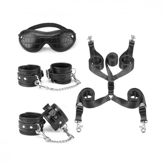 Sada bond�na Liebe Seele Temptation Under Bed Mattress Restraint Kit �ierna
