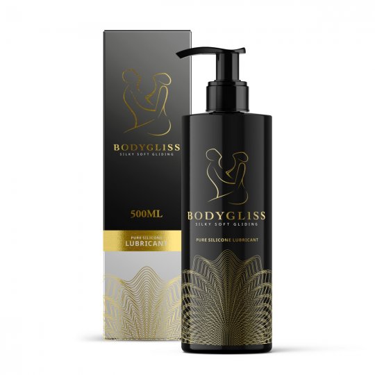 Lubrika�n� g�l BodyGliss Erotic Collection Silky Soft Silicone 500 ml