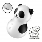 Stimul�tor klitorisu SATISFYER Pocket Panda �iernobiely