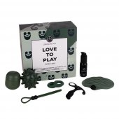 Dar�ekov� sada pre mu�ov Dream Toys Pleasure Box LOVE TO PLAY zelen�