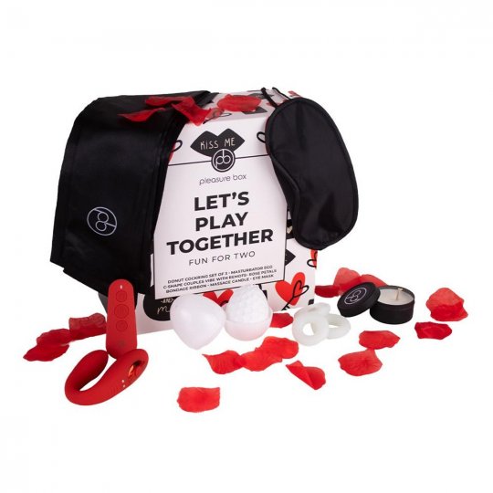 Dar�ekov� sada pre p�ry Dream Toys Pleasure Box LET'S PLAY TOGETHER �ierna