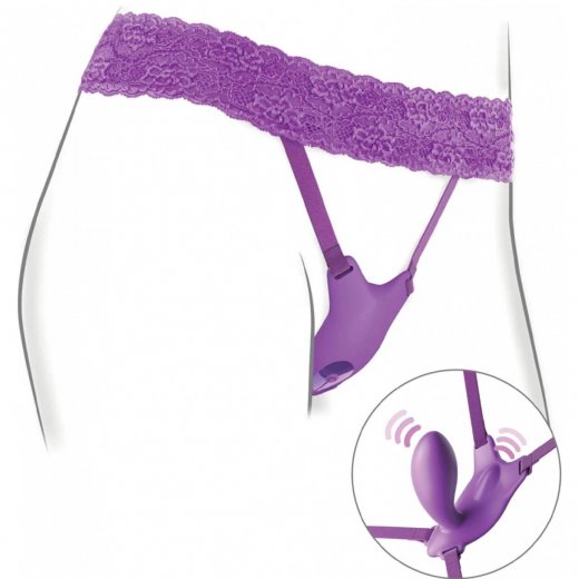 Vibr�tor Pipedream Fantasy For Her Ultimate G-Spot Butterfly Strap-On fialov�