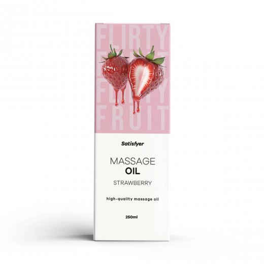 Olej mas�ny SATISFYER Strawberry 250 ml