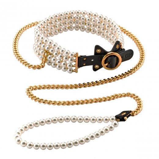 Obojok s vod�tkom GP ALURE LUMINIOUS PEARL �ierny