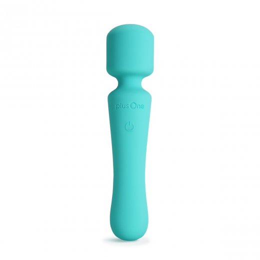 Mas�na hlavica PlusOne Vibrating Wand modr�
