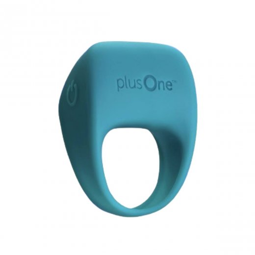 Kr��ok na penis PlusOne vibra�n� modr�
