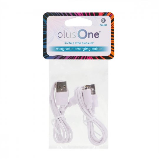 Magnetick� USB k�bel PlusOne biely 2 ks