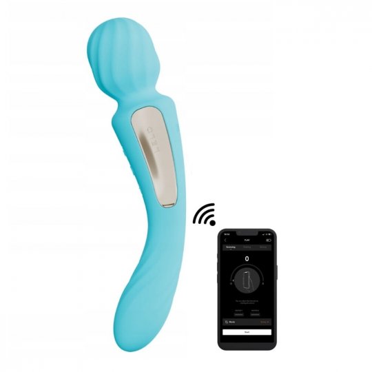 Mas�na hlavica a vibr�tor 2v1 LELO Switch modr�