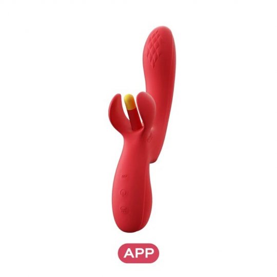 Vibr�tor HONEY PLAY BOX FORTEXA App Tapping Finger Clit and G-Spot �erven�