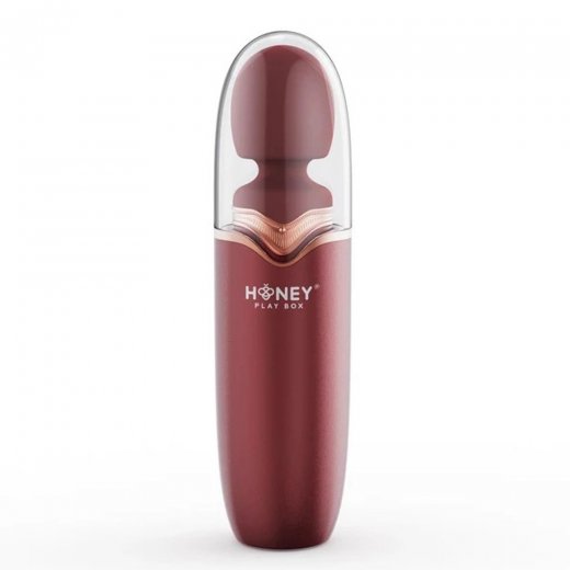 Mas�na hlavica HONEY PLAY BOX STORMI Rechargeable Heating and Vibrating �erven�