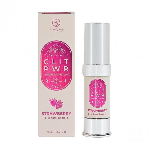 Stimula�n� balzam na klitoris SECRET PLAY CLIT PWR Strawberry 15 ml - expir�cia 4/2026