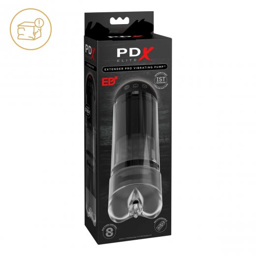 V�kuov� pumpa vibra�n� Pipedream PDX Elite Extender Pro �ierna - po�koden� obal