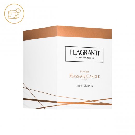 Svie�ka mas�na FLAGRANTI Sandalwood 70 ml - po�koden� obal