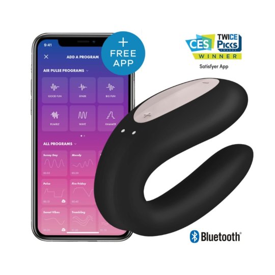 D�REK Vibr�tor SATISFYER DOUBLE JOY �ern�